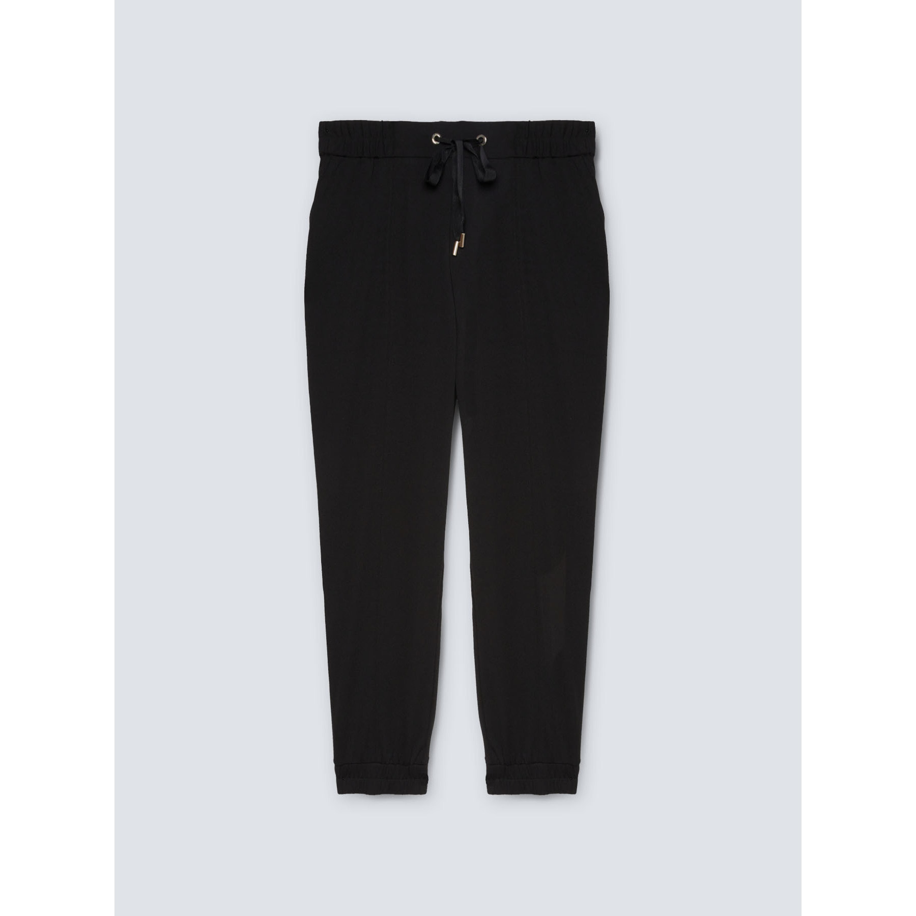 Fiorella Rubino - Pantalones joggers de tejido scuba crepé - Negro