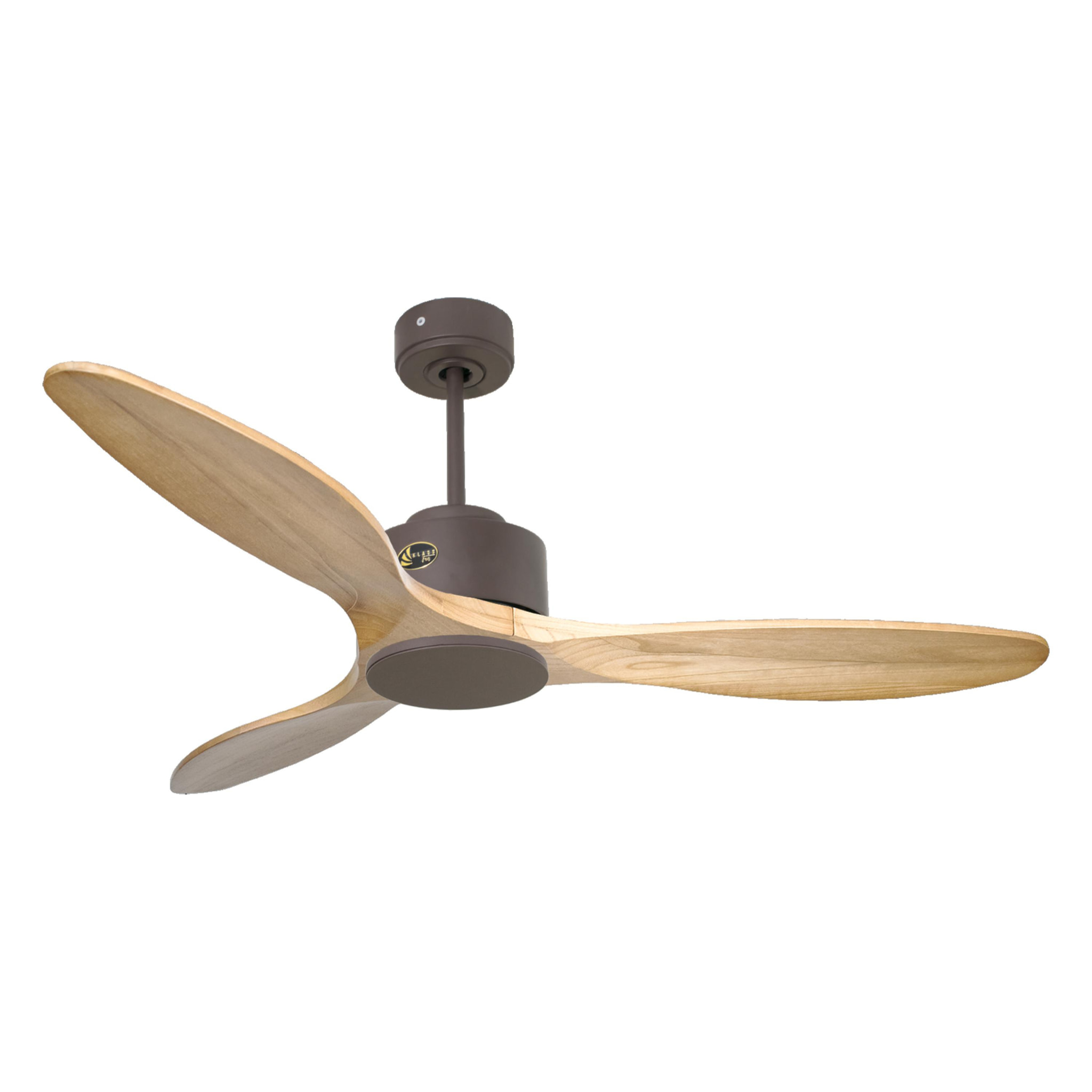 Ventilateur de plafond ø132 cm avec Wifi Réversible Hypersilence 40   W Chocolat