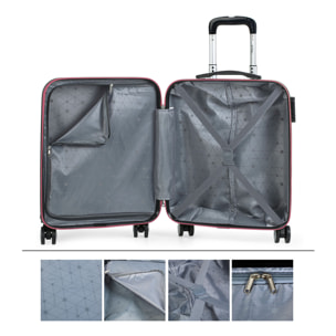 Maleta Itaca Elba Set De 2 Unidades Coral/Coral