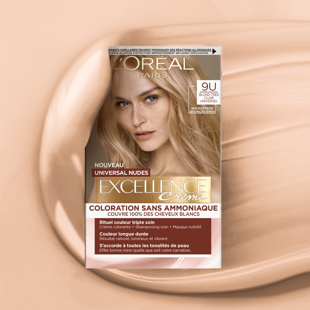 L'Oréal Paris Excellence crème Universal nudes Coloration 9 Blond très clair