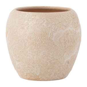 J-Line cache-pot Rond - rose/or - large - Ø 24 cm