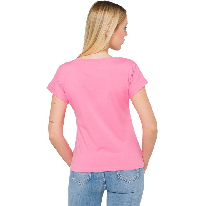 Camiseta Hot Buttered Colette rosa Talla única S/M