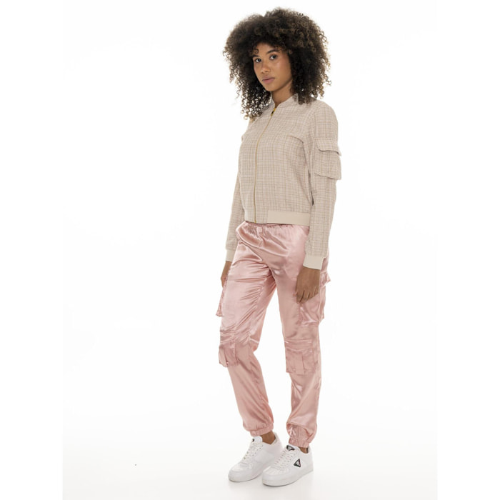 Pantalón cargo de mujer Leone Chic Boxing con bolsillos grandes