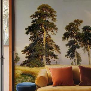 Carta da Parati Campo di Grano Dorato