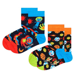 Calcetines 2-pack kids spacetime