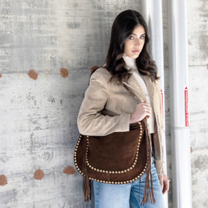 Borsa a spalla Cheval Firenze Dalia Marrone