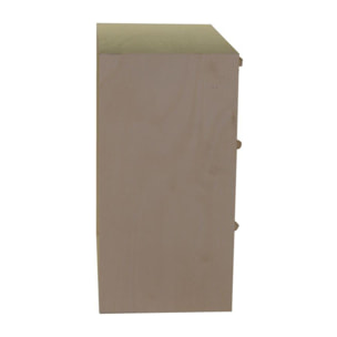 Portatutto in legno naturale con 9 cassetti cm35x18h35