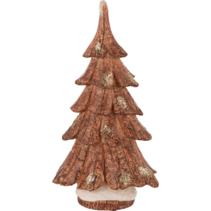 J-Line décoration Arbre Imitation - bois - polyrésine - camel - small