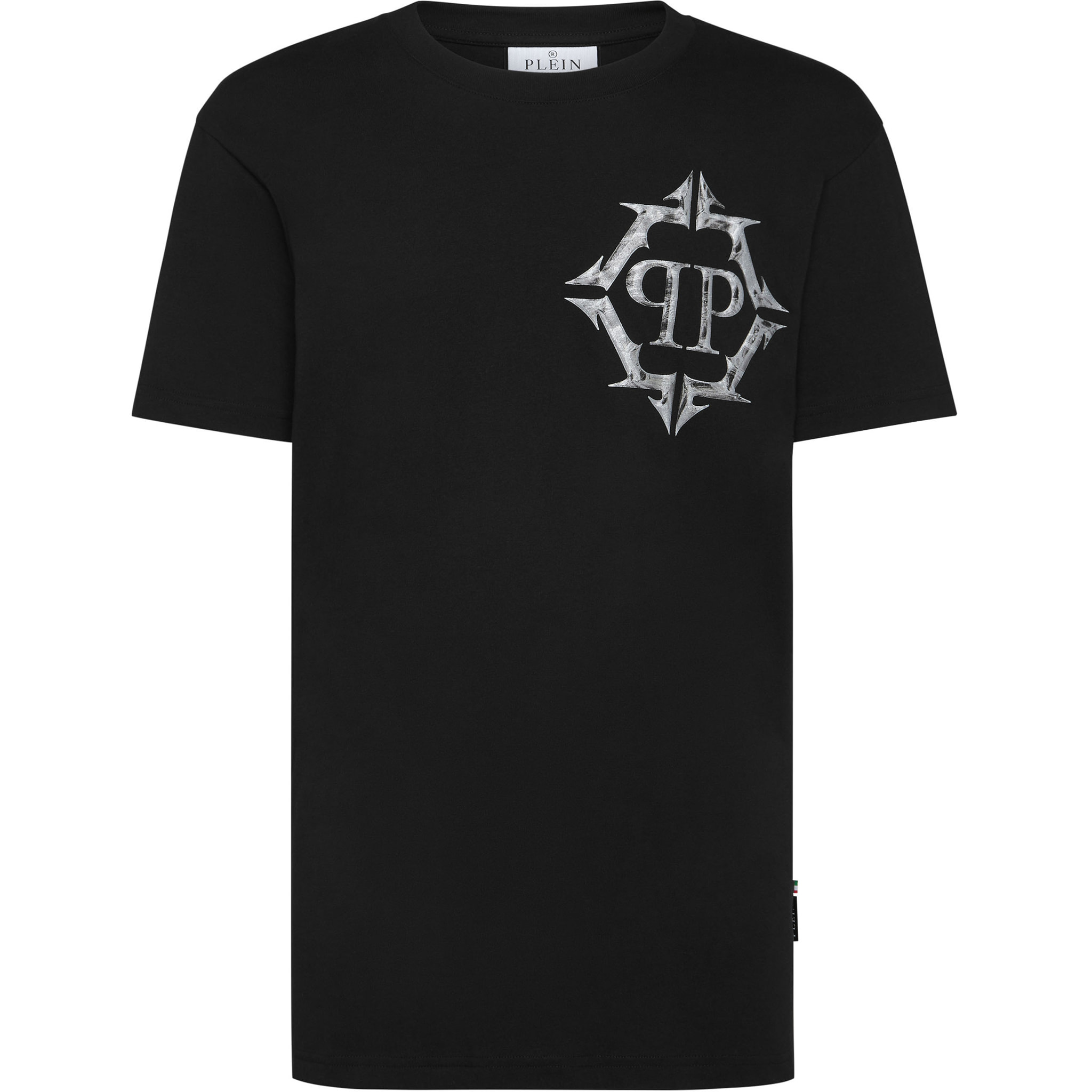 PHILIPP PLEIN T-Shirt Round Neck CHROME