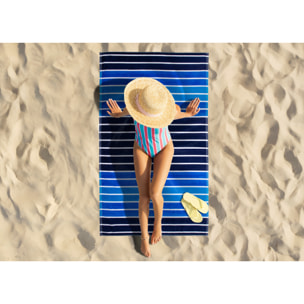 Telo Mare Spugna Jacquard Spiaggia Disegno Cairo