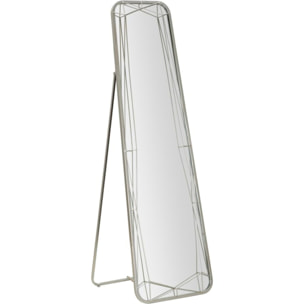 SPECCHIO DA TERRA SILVER CM 46X2-54X153 (MISURA SPECCHIO CM 43X150)