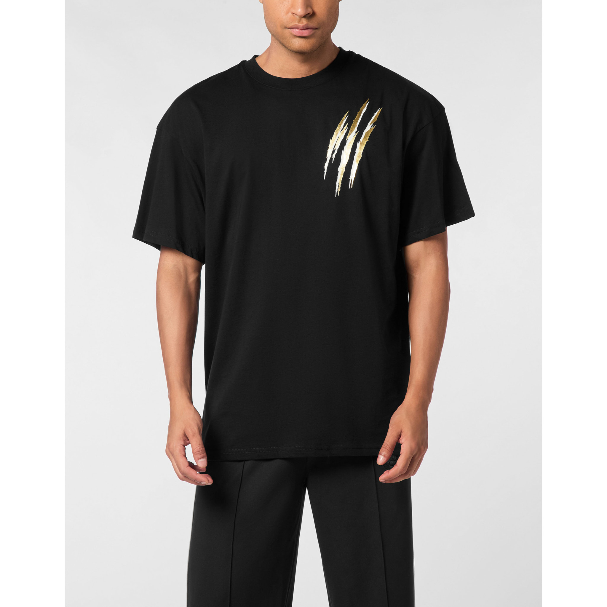 PLEIN SPORT T-Shirt Round Neck Ss SCRATCH