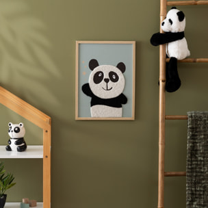 Toile imprimée encadrée panda "Andy" 30x40cm