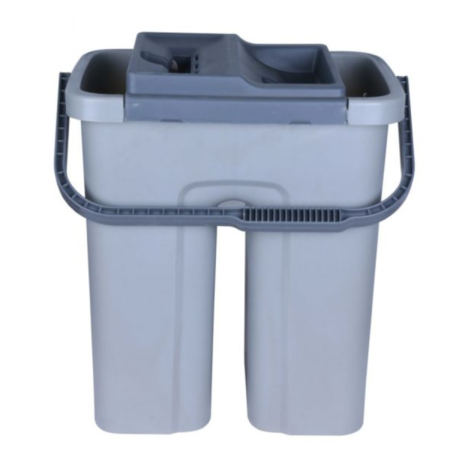 Balai plat vadrouille et seau gris Cenocco CC9070-GRE