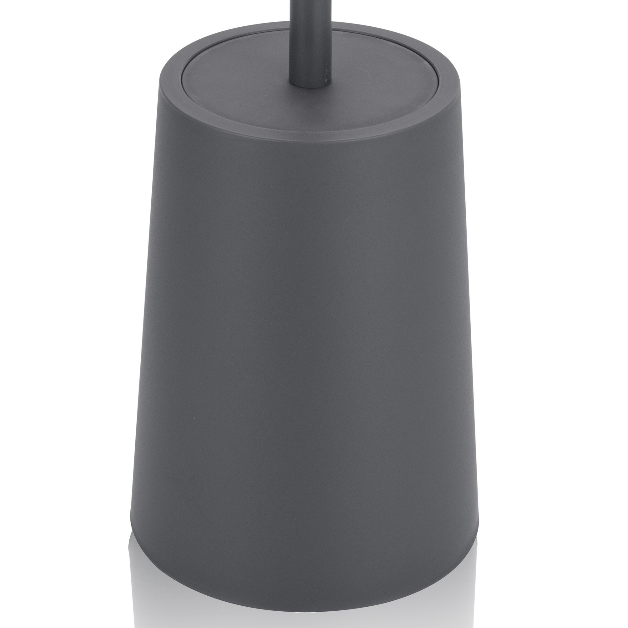 Brosse WC avec support Tomasucci CRIS, gris, 13 × 13 × 18 cm
