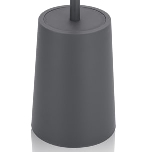 Brosse WC avec support Tomasucci CRIS, gris, 13 × 13 × 18 cm