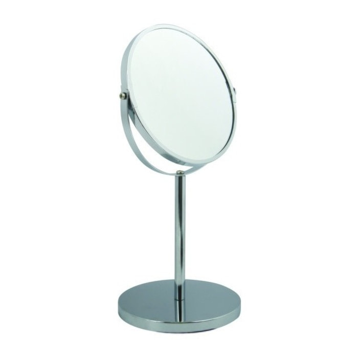 Miroir grossissant sur pied Acier Chromé CAPRI MSV