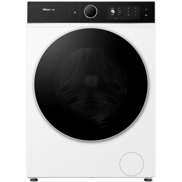 Lave linge séchant hublot HISENSE WD5I1245BWRH - 12/8 kg - 1400 tr/min - Classe A - Moteur Inverter - Dosage automatique - Connecté
