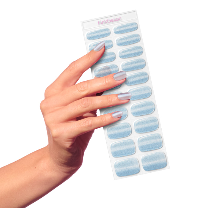 Stickers gel - 0026 Cat Eye Misty Blue