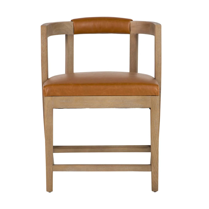 Silla Madera Fresno Marron 59x57x78 Cm