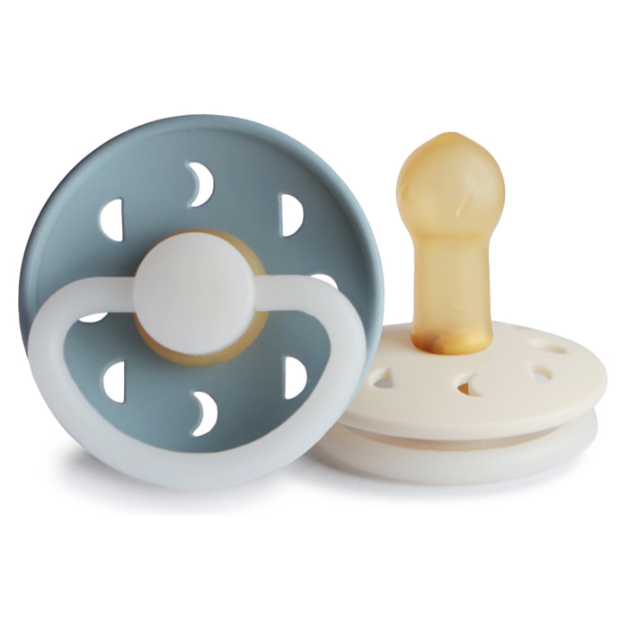 Frigg Pack 2 Chupetes Night Latex Moon Phase