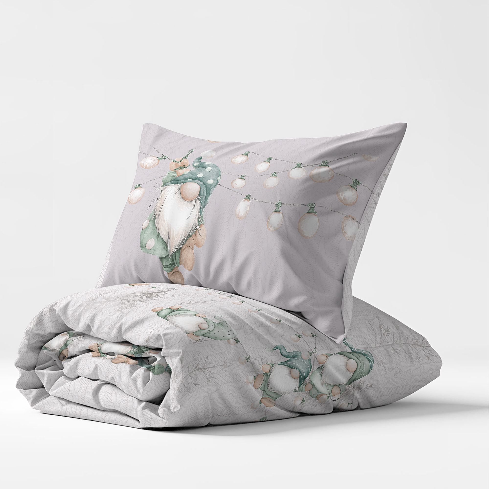 Parure copripiumino nanetti eureka beige
