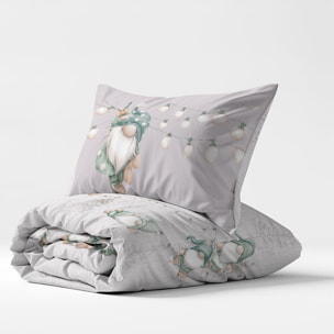 Parure copripiumino nanetti eureka beige