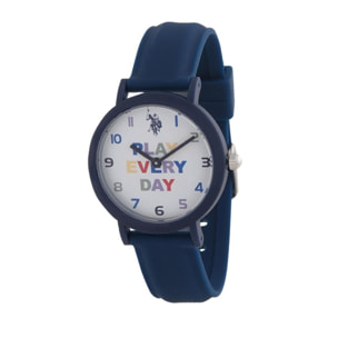 Orologio U.S. Polo Assn. In silicone blu