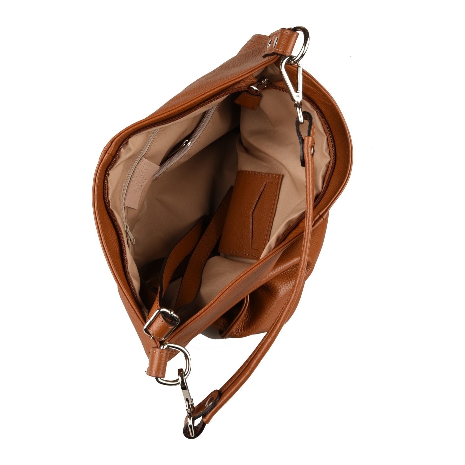 Borse Donna colore Cuoio-in pelle Made in Italy L31 cm X W32 cm X H16 cmcm