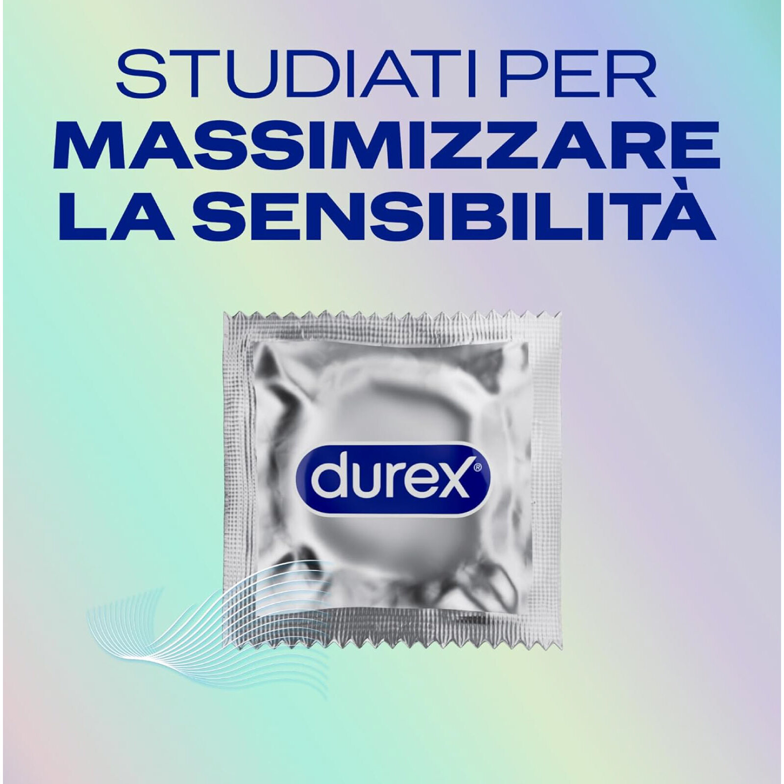 Preservativi Durex Invisible Extra Sottile con Forma Classica - 6 Confezioni da 10 Profilattici