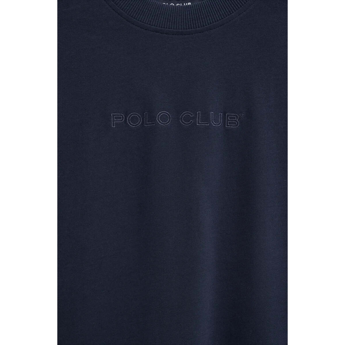 Camiseta azul marino de corte holgado con bordado Polo Club