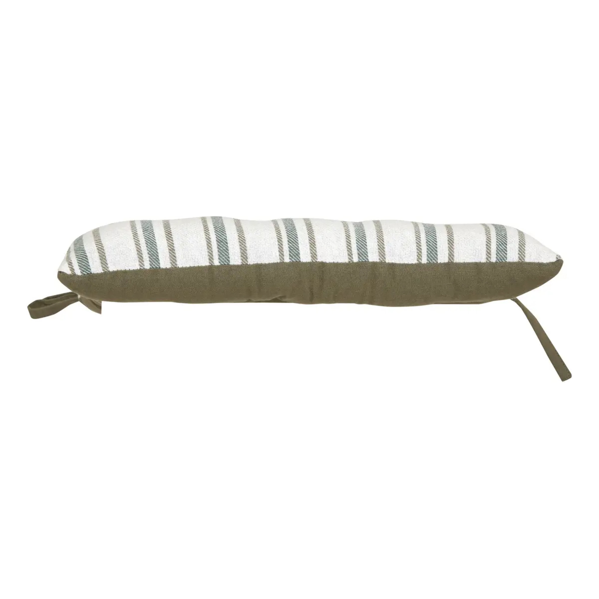 Galette de chaise Groove 38x38cm rayée vert