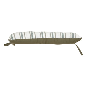 Galette de chaise Groove 38x38cm rayée vert