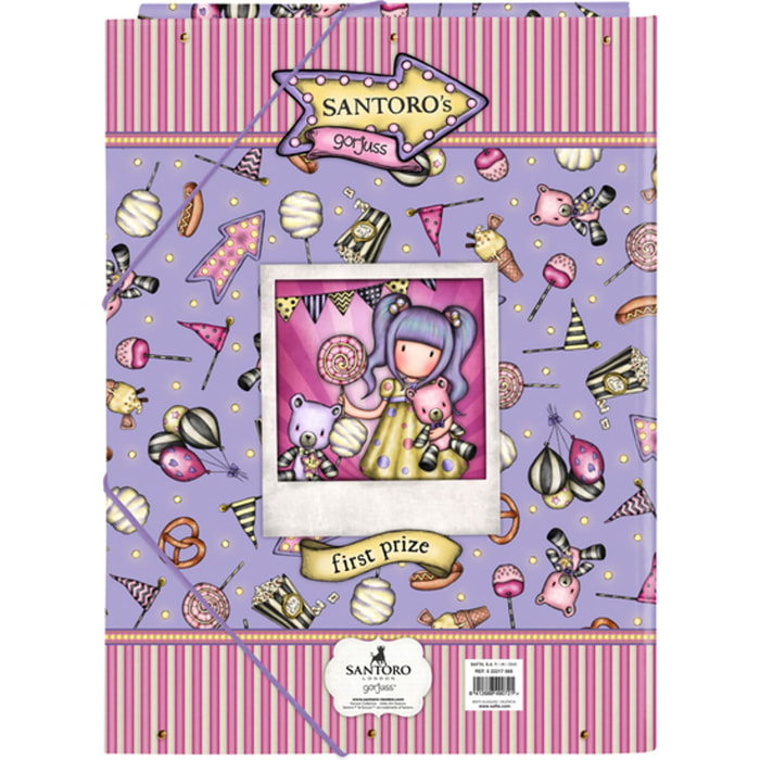 Carpeta folio 3 solapas gorjuss™ fairground "first prize"