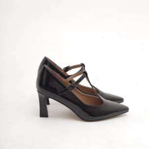 T-BAR CON TACCO NERO