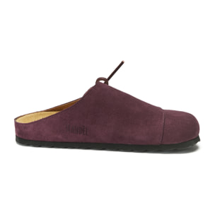 Sabot Mandèl Suede Bordeaux