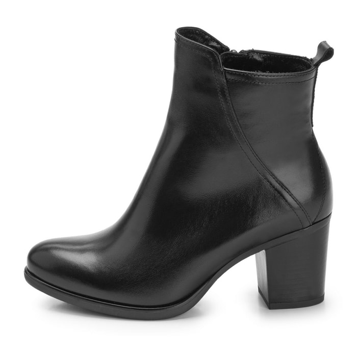 Stivaletto con tacco Donna colore Nero