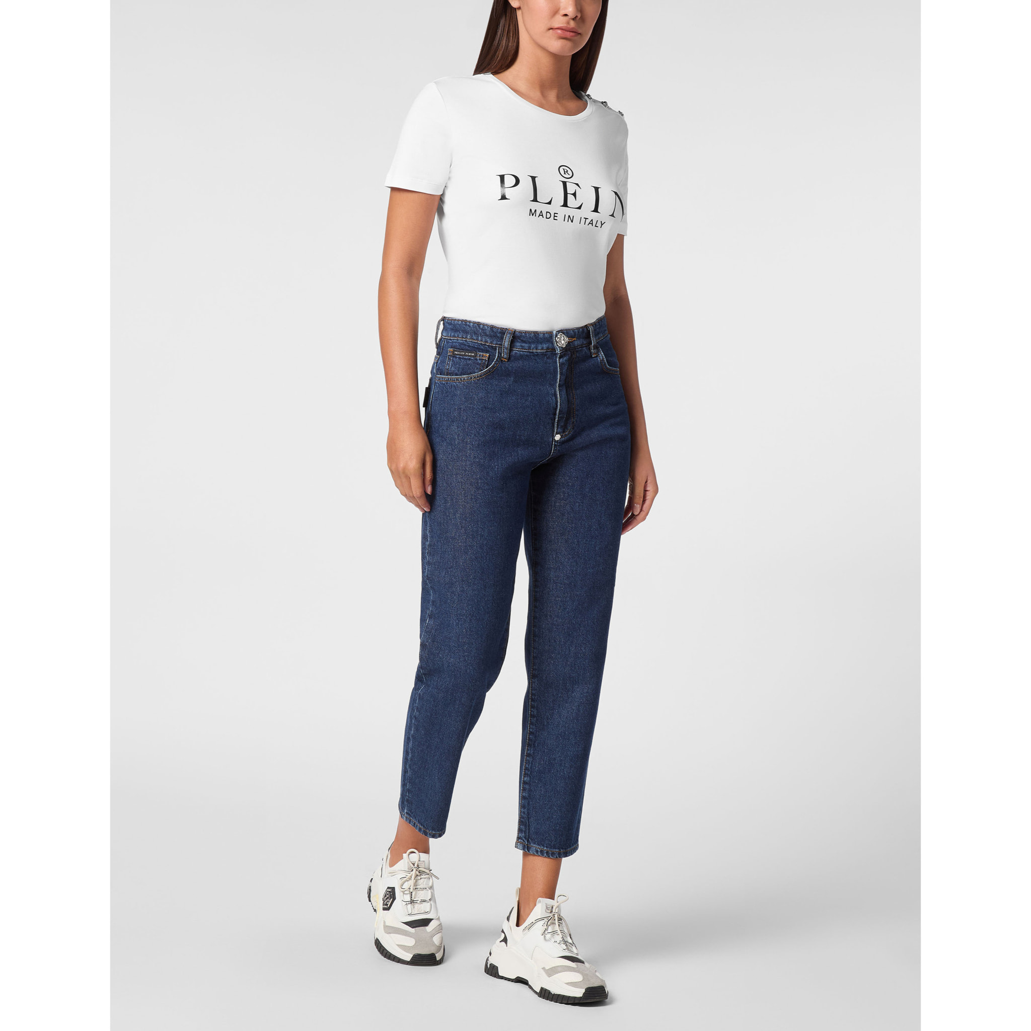 PHILIPP PLEIN Jeans Mom Fit HEXAGON