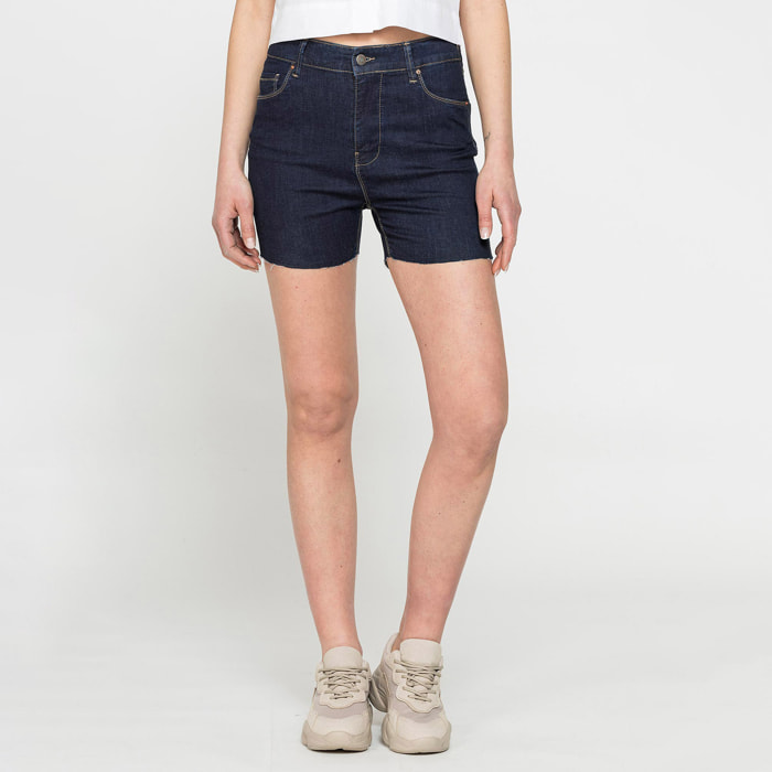 SHORTS ADERENTI A VITA ALTA