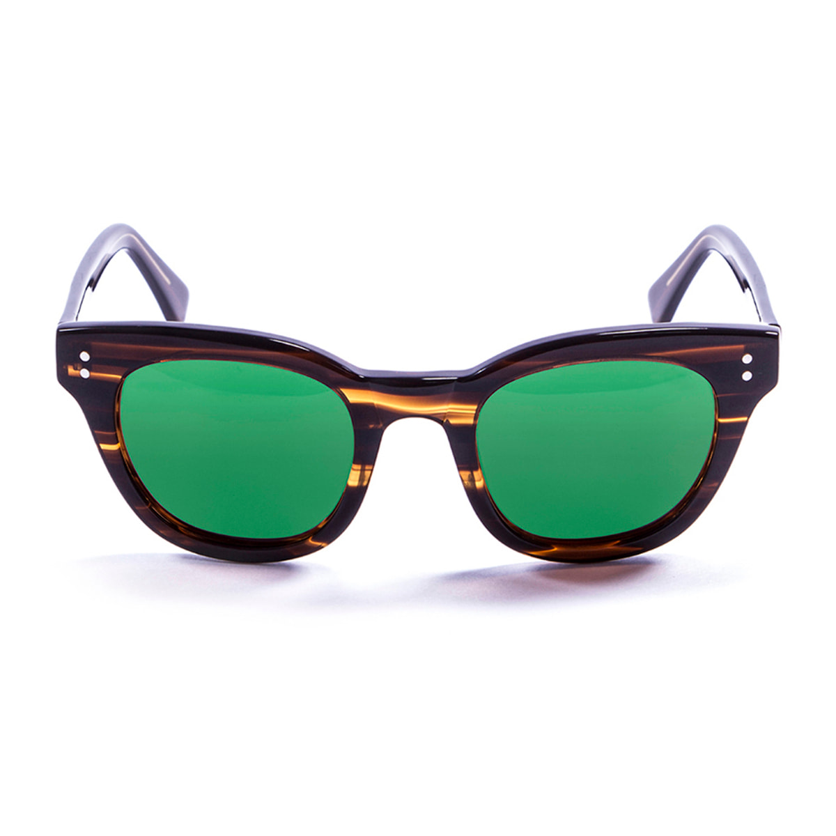 Gafas de sol LENOIR CROISETTE - Marrón / Revo verde