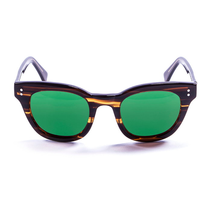 Gafas de sol LENOIR CROISETTE - Marrón / Revo verde