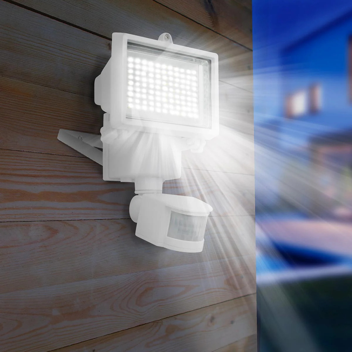 Projecteur solaire sensor COOPER Blanc