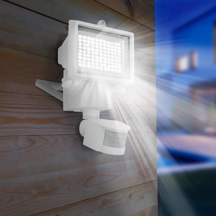 Projecteur solaire sensor COOPER Blanc