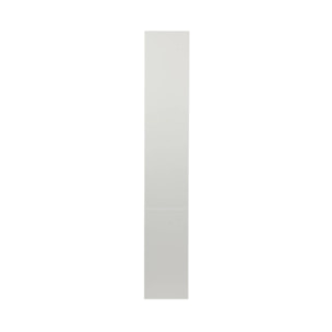 Etagère. bibliothèque modulable décor bois blanc 3 éléments - 2 portes 8 niches L 70 x P 35 x H 210cm - Kompo