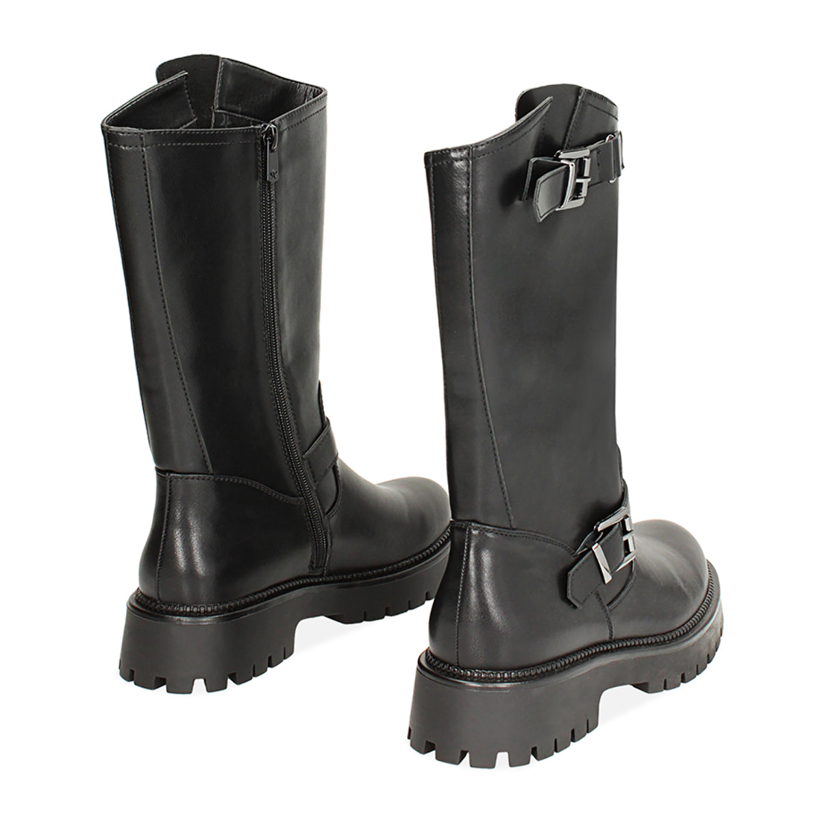Botas biker negras