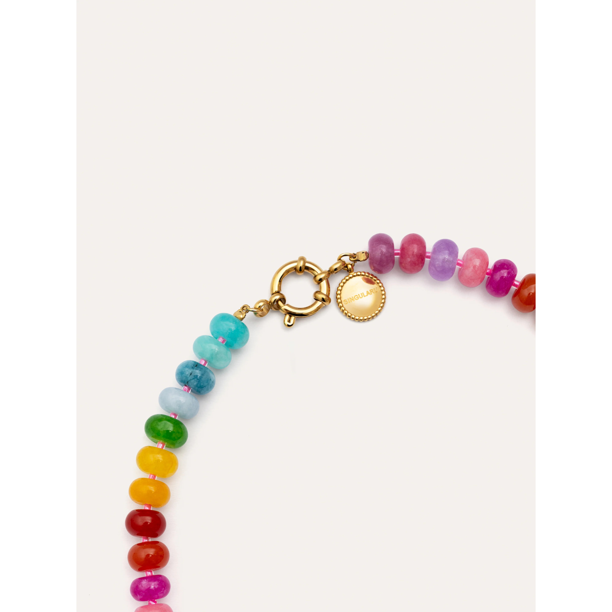 Collana Bloom Stones Acciao Placcato Oro