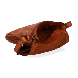 Borsa a tracolla  da uomo In Vera pelle Made in Italy 21x17x4,5 cm