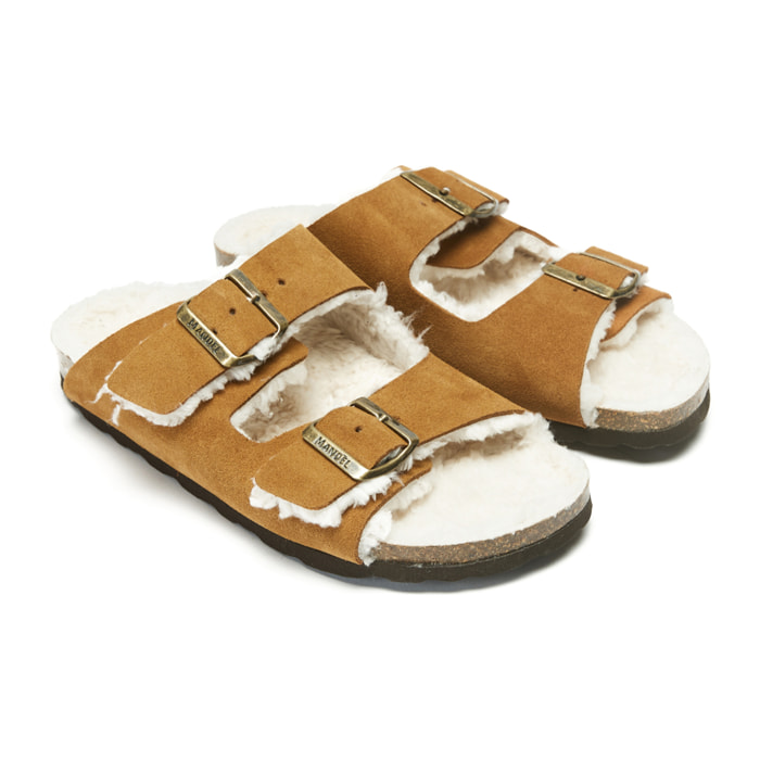 Ciabatta Mandèl Suede Marrone