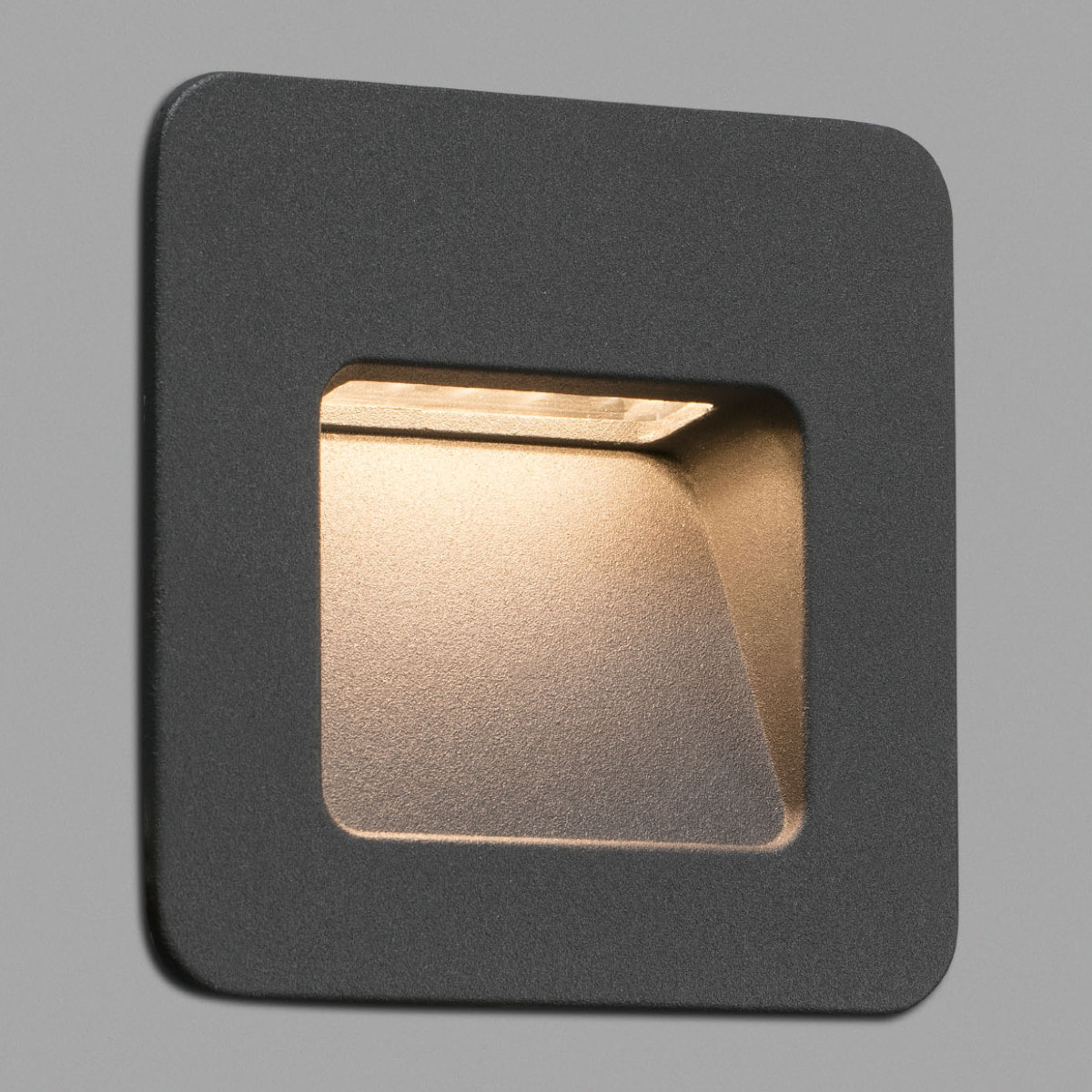 NASE SQ Lampe encastable gris foncé