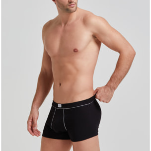 Boxer cotone con dettagli a contrasto